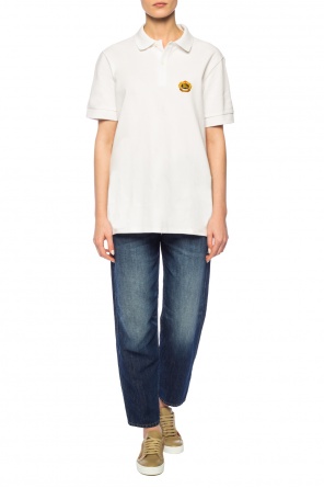 Logo-embroidered polo, zdjęcie 2 Logo-embroidered polo od Burberry